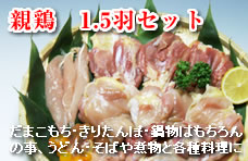 親鶏1.5羽セット